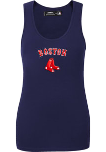 Pro Standard Boston Red Sox Womens Navy Blue Classic Tank Top