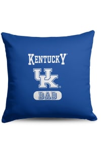 Kentucky Wildcats Dad 18x18 Throw Pillow - Blue