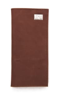 Leather Secretary Michigan State Spartans Mens Bifold Wallet - Brown