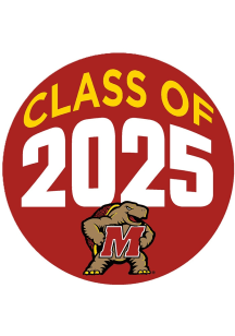 Red Maryland Terrapins 3&quot; Class of 2025 Button