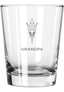 Arizona State Sun Devils Grandpa 15oz Rock Glass - White