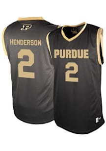 Taylor Henderson  Genuine Collective Purdue Boilermakers Black NIL Jersey