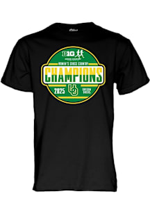 Oregon Ducks Black Big Ten Womens Cross Country Champions Short Sleeve T Shirt