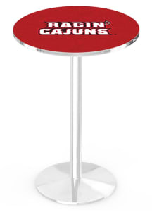 Louisiana Ragin' Cajuns Chrome Round Base Pub Table