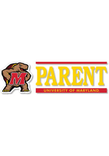 Red Maryland Terrapins 6x2 Parent Decal