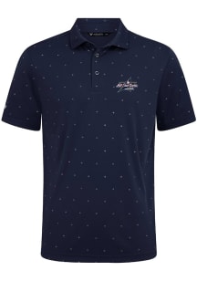 Levelwear  Mens Navy Blue Vision 25 MLB ASG Short Sleeve Polo