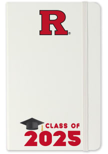 White Rutgers Scarlet Knights Class of 25 team logo Notebook and Folder