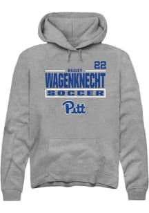 Bailey Wagenknecht Rally Mens Graphite Pitt Panthers NIL Stacked Box Player Hood