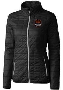 Cutter and Buck Houston Dynamo Womens Black Rainier PrimaLoft Heavy Weight Jacket