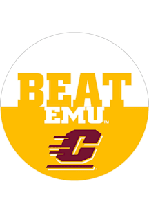 Central Michigan Chippewas BEAT East Michigan 3" Button - Maroon