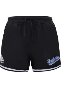Pro Standard Los Angeles Dodgers Womens Black Script Tail Shorts