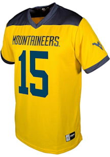 Scott Kean  Genuine Collective West Virginia Mountaineers Gold Football NIL Football Jersey
