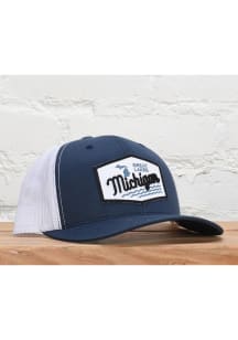 Michigan 112 Trucker Adjustable Hat - Navy Blue