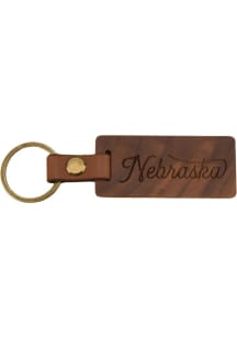 Nebraska Script Keychain
