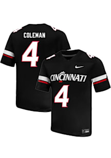 Mikah Coleman Nike Mens Black Cincinnati Bearcats NIL Name And Number Football Jersey
