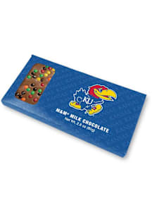 Kansas Jayhawks Window Milk Chocolate w/ M&M's Candy