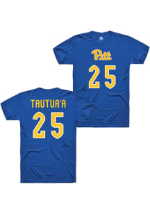 Haiti Tautua’a Rally Mens Blue Pitt Panthers NIL Shirzees Player T Shirt