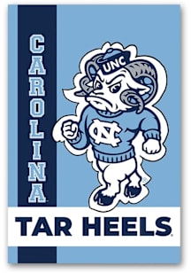 North Carolina Tar Heels Mascot Garden Flag - Light Blue