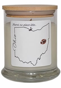 Ohio Ohio State White Candle