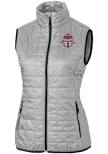 Cutter and Buck Toronto FC Womens Grey Rainier PrimaLoft Vest