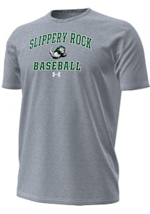 Under Armour Slippery Rock Grey Baseball Performance Short Sleeve T Shirt