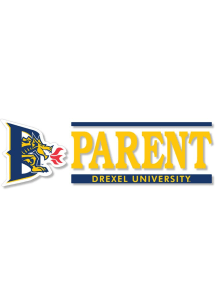 Navy Blue Drexel Dragons 6x2 Parent Decal