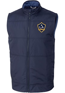 Cutter and Buck LA Galaxy Mens Navy Blue Stealth Sleeveless Jacket