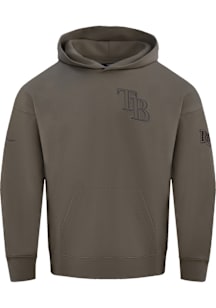 Pro Standard Tampa Bay Rays Mens Brown Neutral Long Sleeve Hoodie