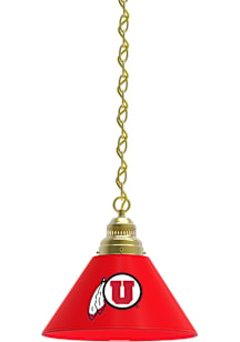 Utah Utes Single Gold Billiard Lamp