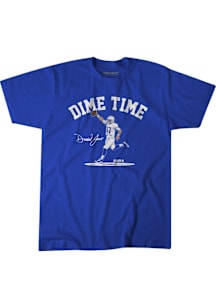 Daniel Jones Indianapolis Blue Dime Time Short Sleeve Fashion Player T Shirt