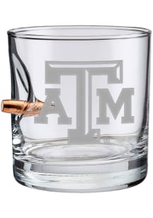 Texas A&amp;M Aggies Logo with Bullet Rock Glass