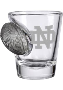 Notre Dame Fighting Irish Logo with Football Shot Glass