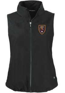 Cutter and Buck Real Salt Lake Womens Black Charter Vest
