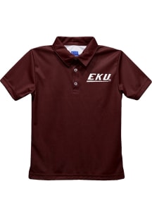 Vive La Fete Eastern Kentucky Colonels Youth Maroon Team Short Sleeve Polo Shirt