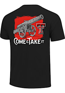 Texas Tech Red Raiders Black Tortilla Cannon Short Sleeve T Shirt