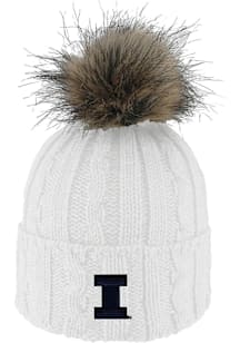 LogoFit Illinois Fighting Illini White Alps Womens Knit Hat