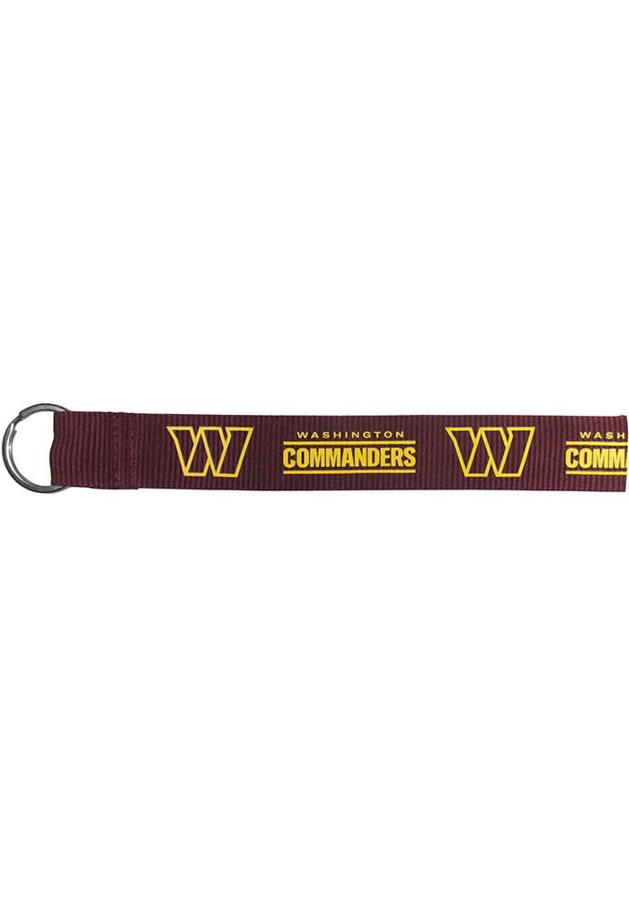 Washington Commanders BURGUNDY Lanyard Keychain - 64828222