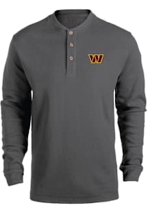 Dunbrooke Washington Commanders Grey Maverick Long Sleeve Fashion T Shirt