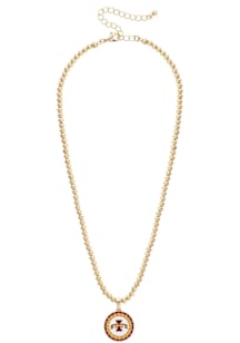 Iowa State Cyclones Pave Disc Necklace