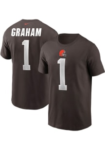 Mason Graham Cleveland Browns Brown Home Short Sleeve Player T Shirt