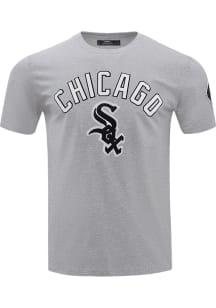 Pro Standard Chicago White Sox Grey Bristle Short Sleeve Fashion T Shirt