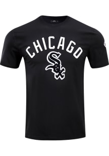Pro Standard Chicago White Sox Black Bristle Short Sleeve Fashion T Shirt