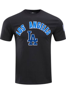 Pro Standard Los Angeles Dodgers Black Bristle Short Sleeve Fashion T Shirt