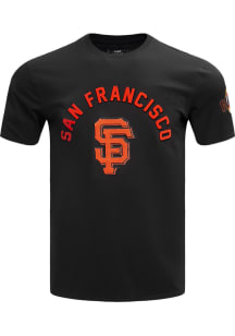 Pro Standard San Francisco Giants Black Bristle Short Sleeve Fashion T Shirt