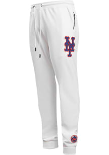 Pro Standard New York Mets Mens White Chenille Fashion Sweatpants