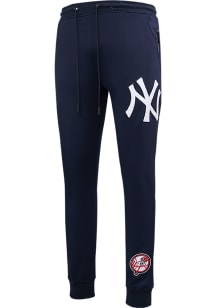 Pro Standard New York Yankees Mens Navy Blue Chenille Fashion Sweatpants