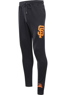 Pro Standard San Francisco Giants Mens Black Chenille Fashion Sweatpants