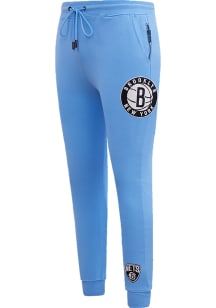 Pro Standard Brooklyn Nets Mens Blue Chenille Fashion Sweatpants