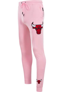 Pro Standard Chicago Bulls Mens Pink Chenille Fashion Sweatpants