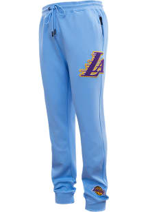 Pro Standard Los Angeles Lakers Mens Blue Chenille Fashion Sweatpants
